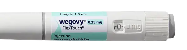 Wegovy FlexTouch pen, semaglutide weight loss injection